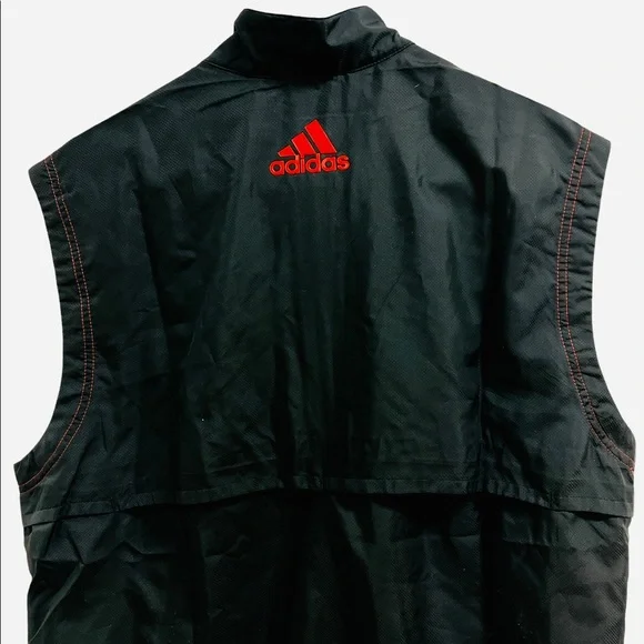 Adidas Essentials Club Wind Vest Red/Black CY9293 Men's Size M - Picture 10 of 11